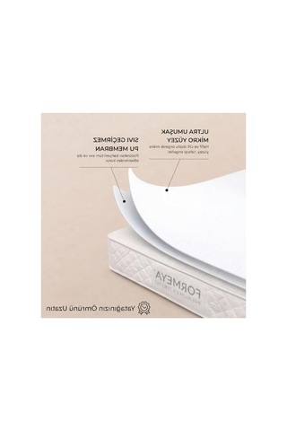 Formeya Mikro Fitted Su Sıvı Geçirmez Yatak Koruyucu Alez 100 200 Açık Indigo