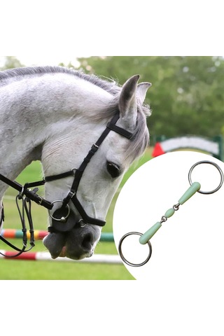 Homyl At Halkası Ucu Eğitim Aracı Kauçuk Sarılı Yeşil Yeşil