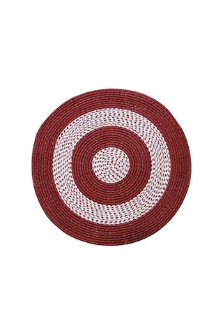 Dekoratif Oval El Örgüsü Halı Paspas (298080931)