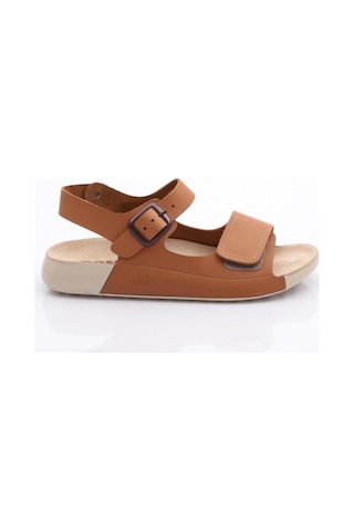 Dgn P28 Kadin Çift Bantli Sandalet P28-1512-R1755 Taba