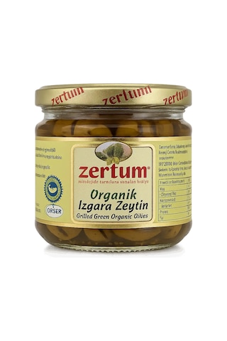 Zertum Organik Izgara Zeytin 265g