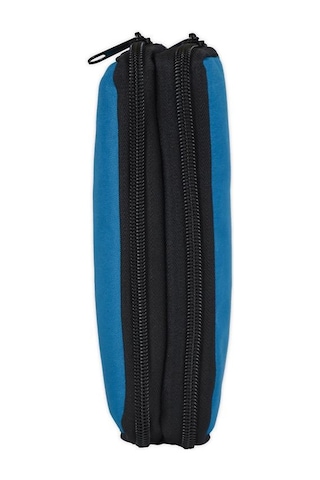 Tebag İki Gözlü Mavi Kalem Çantası Mavi