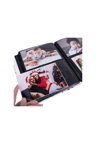 Rabsev RS306 Fotoğraf Albümü 10x15cm 200 Fotoğraf Kapasiteli Retro Desenli Lüks Albüm