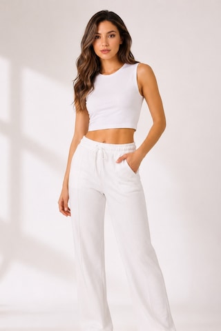 Loule Kadın 4'lü Bisiklet Yaka Kolsuz Crop Top Çok Renkli %92 Pamuk