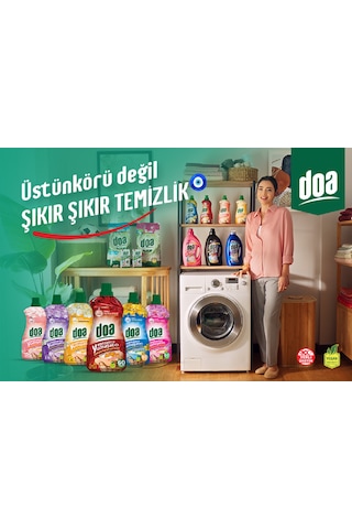 Doa Konsantre Çamaşır Yumuşatıcı Pudra Kokulu 60 Yıkama 1500 Ml X 2 Adet 2'li Set
