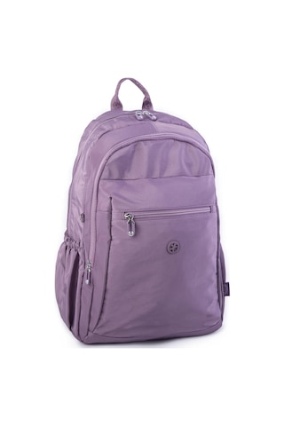 Nas Bag Unisex Büyük Boy Su Geçirmez Waterproof Hafif Sırt Çantası Çok Gözlü Mor