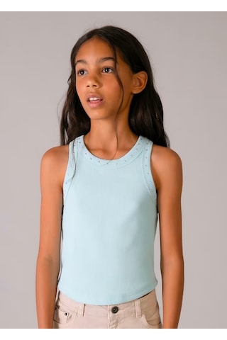 Mayoral Kız Çocuk T-shirt 6013 Mavi