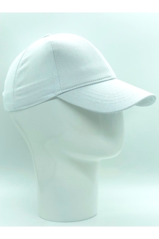 Abarta Unisex Gabardin Kumaş Kep & Şapka Kırık Beyaz