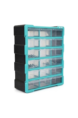 Eurostar Kkd5118 Dikey Monoblok Organizer Çekmece Seti 18'li