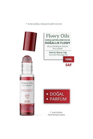 Flowy Oils Afrodizyak Özel Karışım Esansiyel Yağ Uçucu 10 ML