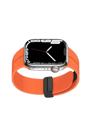 Apple Uyumlu Watch 10 Serisi 46mm Redclick Krd-84 Silikon Modern Tasarım Kordon