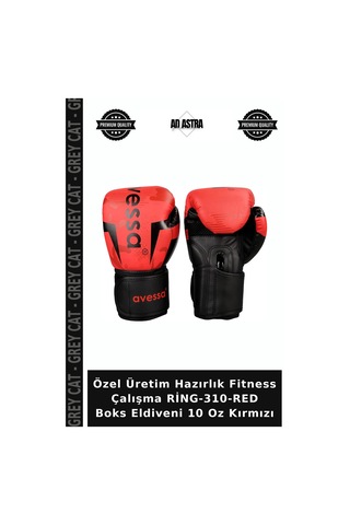 Özel Üretim Hazırlık Fitness Çalışma Ring-310-red Boks Eldiveni 10 Oz Kırmızı