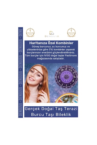 Bileklik Doğal Taş Ayarlanabilir Su Geçirmez Enerji Hediye Terazi Burçları Burç Unisex Bileklik Çok Renkli