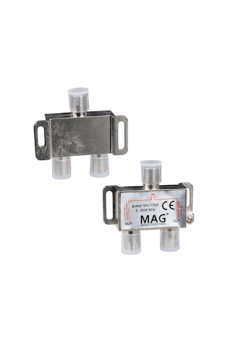 Mag 1 İn 2 Splitter 5-2500 Mhz Bölücü Tv Anten Çoklayıcı 1 Giriş 6 Çıkış Dağıtıcı