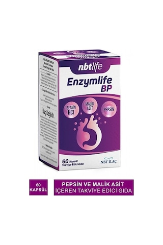 Nbt Life Enzymlife Bp 60 Kapsül