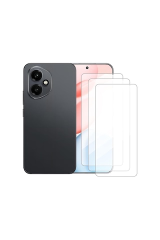 Honor 400 İle Uyumlu Ekran Koruyucu Şeffaf Temperli Kırılmaz Cam Ekran Koruyucu 3 Adet