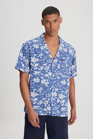 Lee Relaxed Fit Geniş Kesim Kısa Kollu Lacivert Gömlek - Lm28205298qf 001