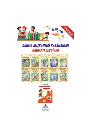 3. Sınıf Okuma Alışkanlığı Kazandıran Okumayı Sevdiren Tam 11 Kitap -12