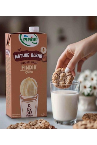 Pınar Nature Blend Bitkisel Bazlı Fındık İçeceği 1 Lt X 6 Adet