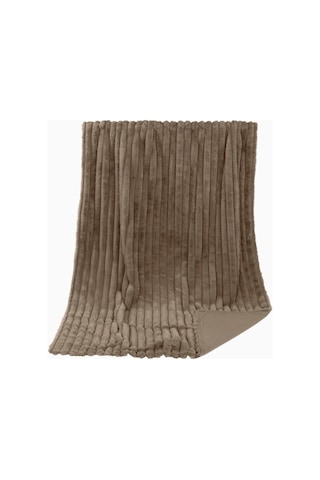 Eskadron Platinum 25 Cozy Battaniye Lüks Faux Kürk Ve Zarafet Polyester Battaniye Kahverengi 150 X 200 Cm