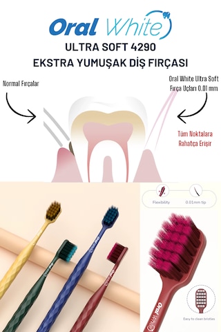 Oral White Ultra Soft 4290 Hassas Diş Fırçası