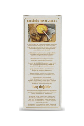 Sepe Natural Arı Sütü Kalsiyum Çinko Folik Asit C ve B Vitamin Kompleks 100 ML