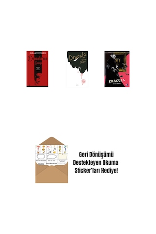 Dracula Nın Konuğu + Dracula + Dracula + Okuma Sticker'ları