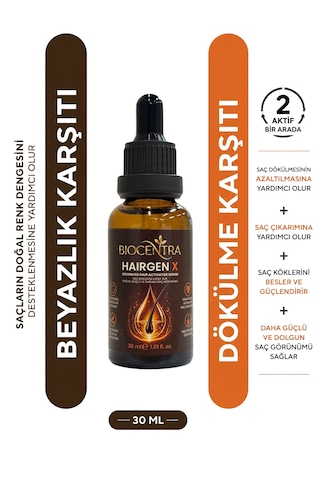 Biocentra Hairgenx Saç Çıkarıcı Ve Pigment Beyazlık Karşıtı Saç Serumu - Vegan Ürün