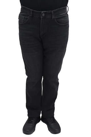 Hacker Denim Hacker Dmctekstil Erkek Y853 Yüksek Bel Rahat Kesim Boru Paça Jean Pantolon Füme