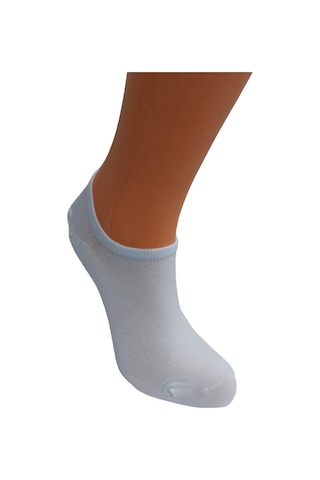 Kaliteli Modal Patik Kadın Çorap-beyaz Beyaz