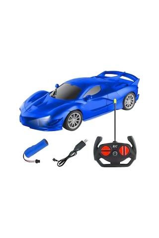 Ctoys 1:16 Uzaktan Kumandalı Usb Araba Rc Trafik Işıklı Mavi 29ac Mavi