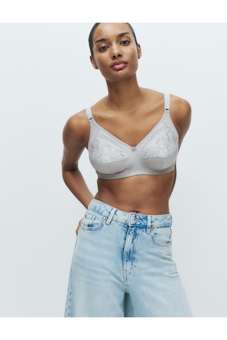 Marks & Spencer Nakış Detaylı Full Cup Sütyen T33008025 Gri