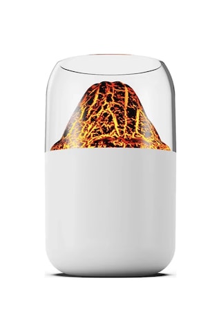 Volcano Ultrasonik Hava Nemlendirici 300ml Usb Şarjlı, Sessiz Aromaterapi Soğuk Buhar Difüzör