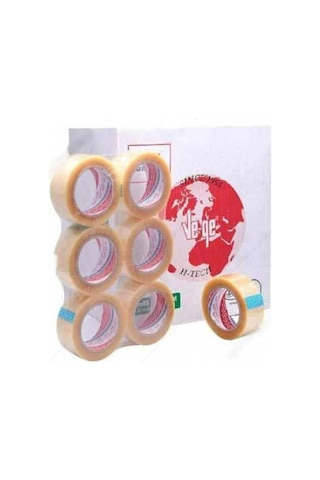 Vege Aslan Hotmelt Koli Bandı Şeffaf 45 mm x 100 Metre 48 Adet