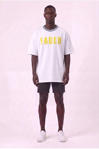 Blow Up Future Gen Faded Beyaz Oversize Erkek T-shirt 142147
