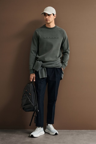 Lufian Cooper Erkek Sweatshirt Yeşil Yeşil 112030198100600