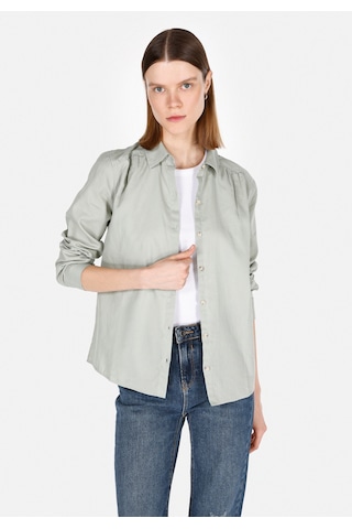 Colin's Colins Regular Fit Shirt Neck Düz Kadın Yeşil Uzun Kol Gömlek Cl1073407 Cl1073407 Q1.v1 Sag Sage Çok Renkli
