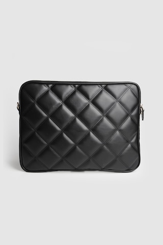 Lagraccio Paris Zagreb Lüks Kapitone Desenli 13-14 İnç Laptop Ve Evrak Çantası Siyah