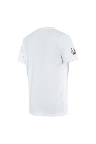 Dainese Racing Service Kısa Kol Tshirt Beyaz