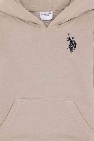 U.S. Polo Assn. Erkek Çocuk Taş Basic Kapüşonlu Sweatshirt 50289134-VR049