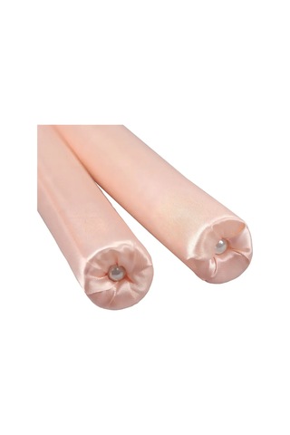 Shineyee Isı Kullanmadan Kolay Dalgalı Saç Yapma Bandı - 1 Saç Bandı + 2 Lastik İle Pratik Ve Zararsız Saç Şekillendirme