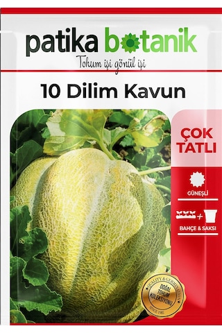 120 Adet Yerli Ata 10 Dilim Çorum Kavun Tohumu