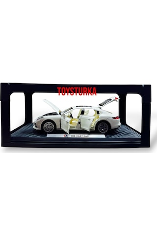 1:24 Metal Model Koleksiyon Araba Porsche Beyaz 21 Cm Cz127b