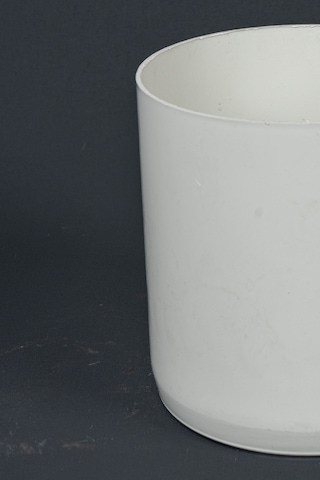 Yapay Çiçekçiniz Modern Tasarım Plastik Saksı Beyaz