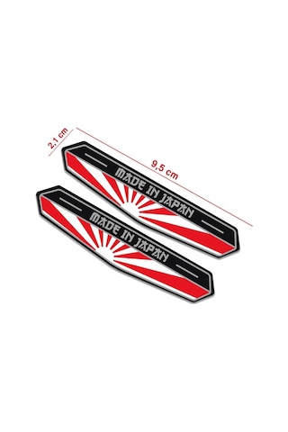 Made İn Japan Bayraklı 3d Sticker