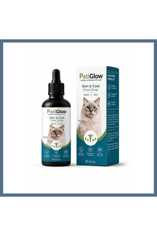 Buradabulabilirsin Patiglow Kedi Tüy Ve Deri Bakım Damlası 50 Ml Bbz