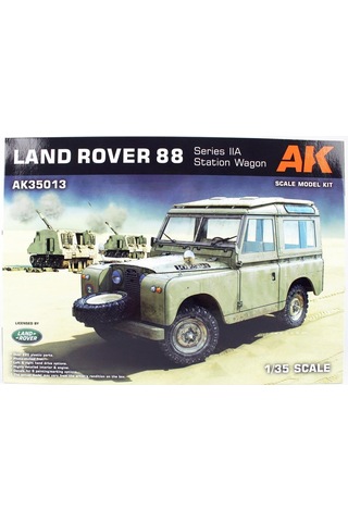 Ak Interactive 35013 1/35 Ölçek, Land Rover 88 Series Iıa Steyşın Vagon , Askeri Araç Plastik Model Kiti