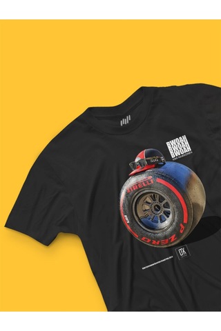 Flood Of Style Unisex Siyah Kimi Raikkonen Avusturya Gp 2020 T-shirt