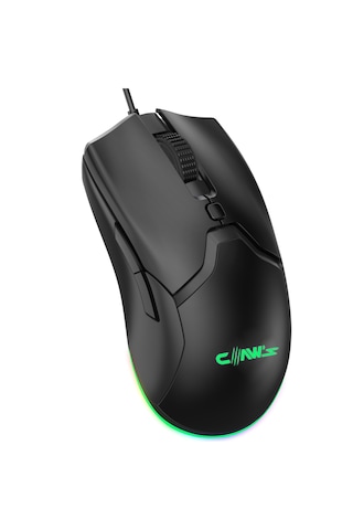 Cerberus Pixart Paw3519 Sensörlü 4200 Dpi Wide Rgb Özel Abs Doku Kablolu Gaming Mouse - Siyah Gm-cerberus-b