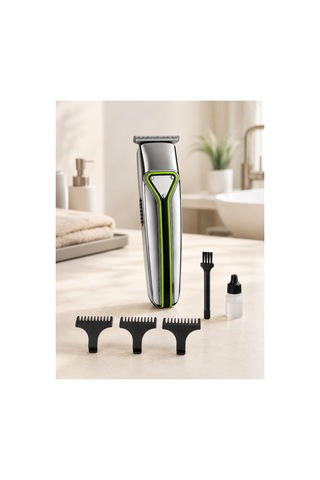 Şarjlı Saç Sakal Tıraş Makinesi T Başlıklı 1 2 3 Mm Taraklı Kablolu Ve Kablosuz
